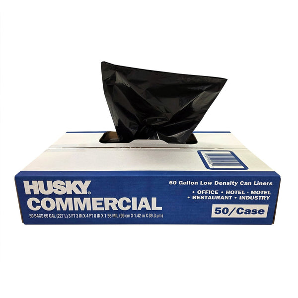 Husky Commercial Can Liners, 60 gal., 50 ct.