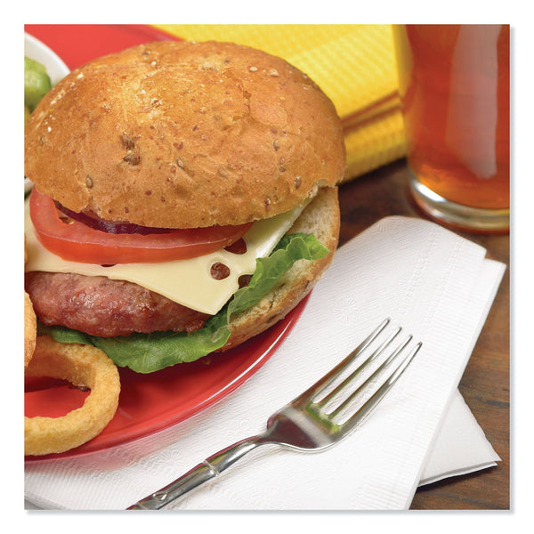 Tork Universal 1/4 Fold 1-Ply White Dinner Napkins,  12 pks., 334 napkins/pk.