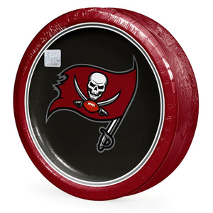 Tampa Bay Buccaneers NFL Round Paper Plates, 10
