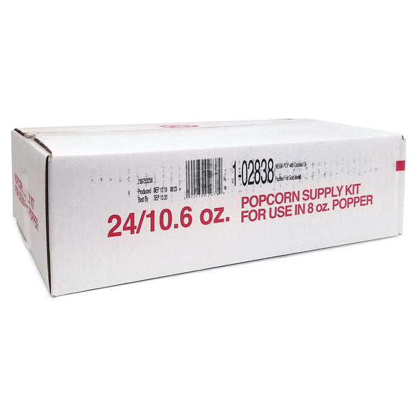 Gold Medal Mega Pop Popcorn Kit, 10.6 oz., 24 pk.