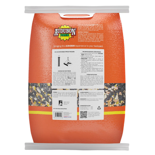 Audubon Park High Energy Blend Wild Bird Food, Premium Mix of Seeds and Nuts, 15 lbs.