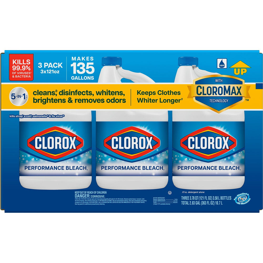 Clorox Performance Bleach, 3 ct., 363 fl. oz.