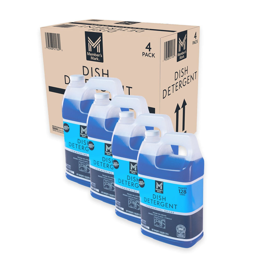 Member's Mark Commercial  Dish Detergent, 1 Gallon Jugs