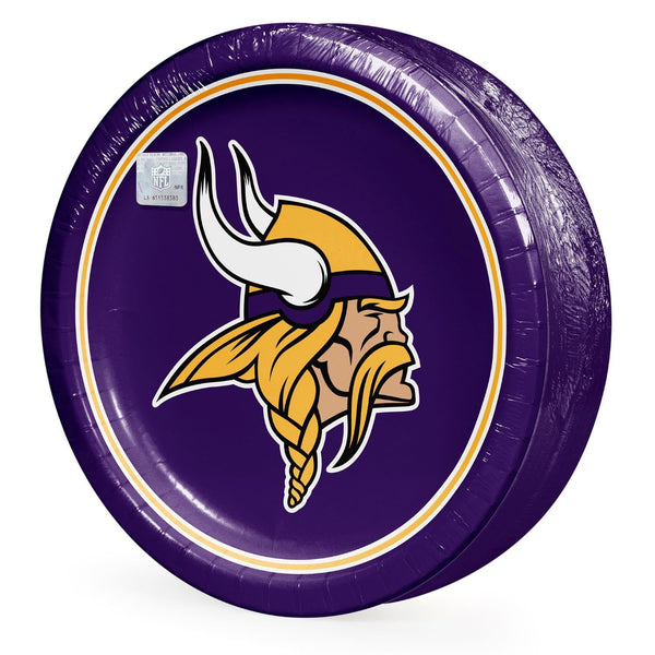 Minnesota Vikings NFL Round Paper Plates, 10
