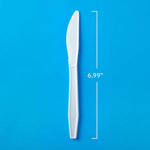 Member's Mark White Plastic Knives, Heavyweight, 600 ct.