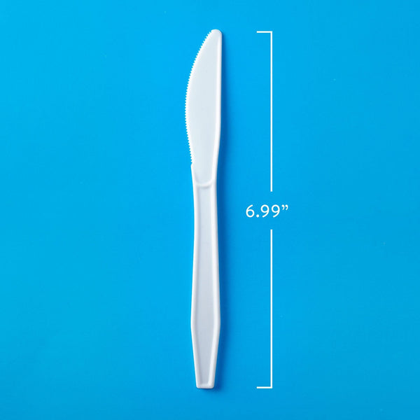 Member's Mark White Plastic Knives, Heavyweight, 600 ct.