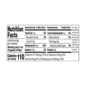 Farm-Raised Tilapia Fillet, Case, priced per pound