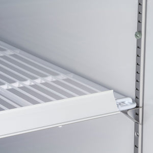 Maxx Cold X-Series Double Glass Door Commercial Refrigerator, Stainless Steel (49 cu. ft.)