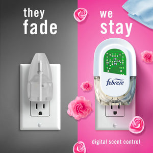 Febreze Plugs Air Freshener Refills, Mediterranean Lavender + Downy April Fresh, 5 refills
