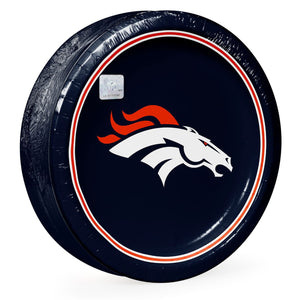 Denver Broncos NFL Round Paper Plates, 10