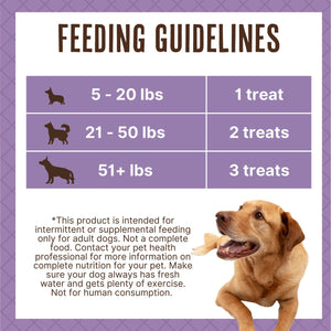 Waggin Train Pork & Bacon with Banana Recipe, High Protein Waffles Dog Treats, 36 oz.