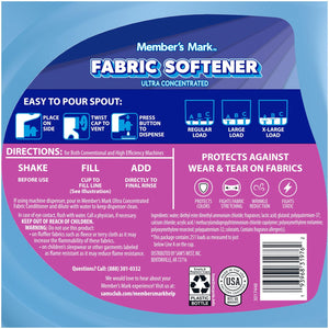 Member's Mark Liquid Fabric Softener, Spring Flowers, 251 loads, 170 fl. oz.