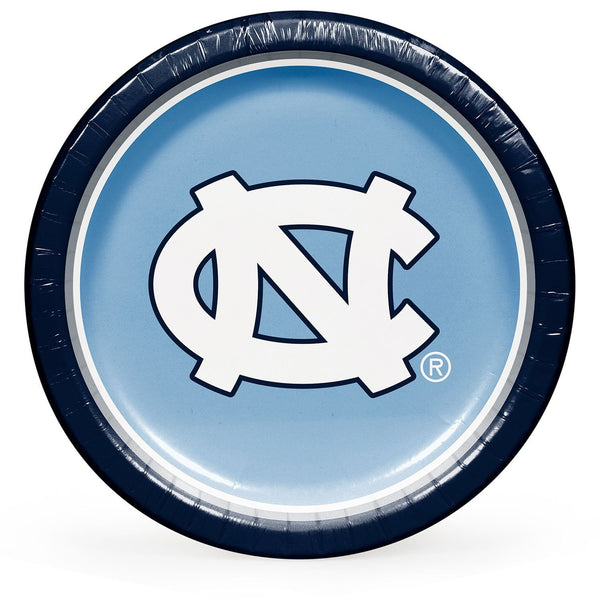 North Carolina Tar Heels NCAA Round Paper Plates, 10