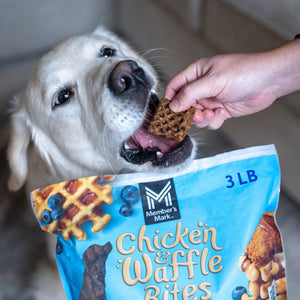 Member's Mark Chicken & Waffle Bites Chicken Recipe Dog Treats, 48 oz.
