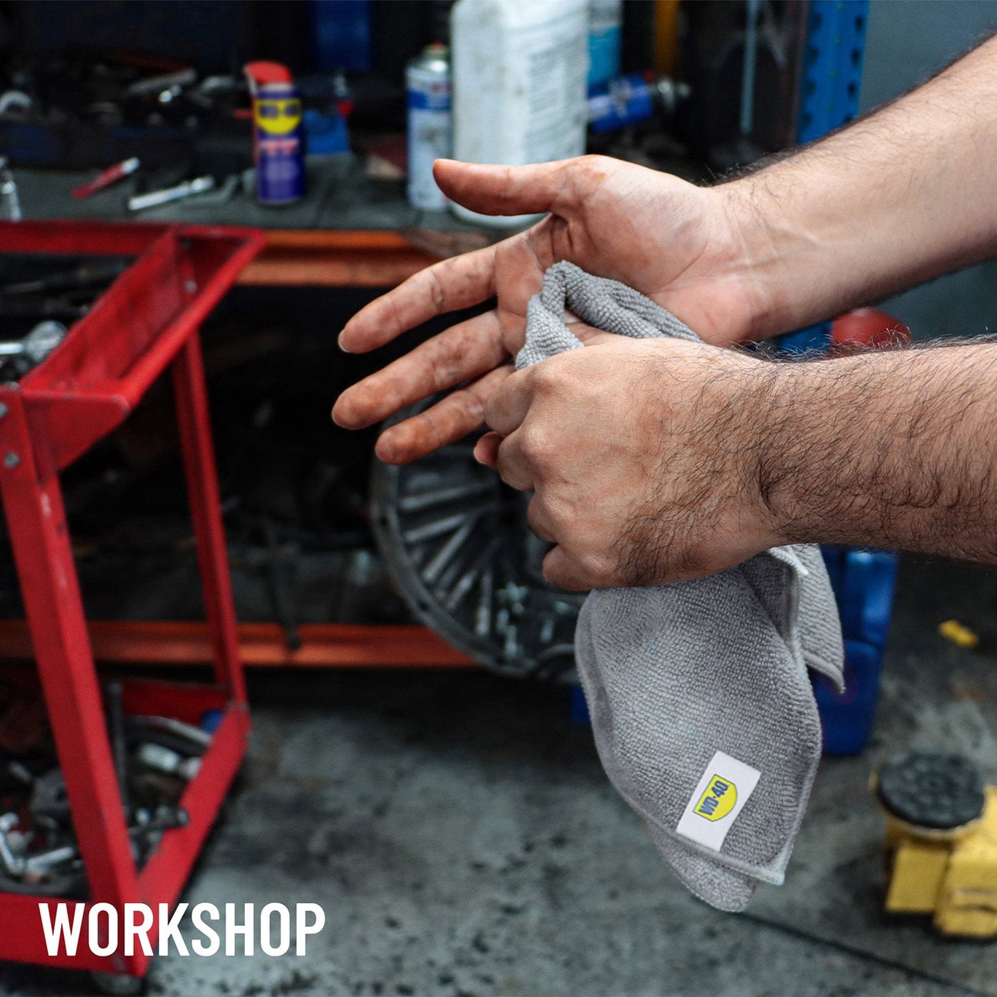 WD-40 Multipurpose Microfiber Towel - Gray Color - 24 Pack