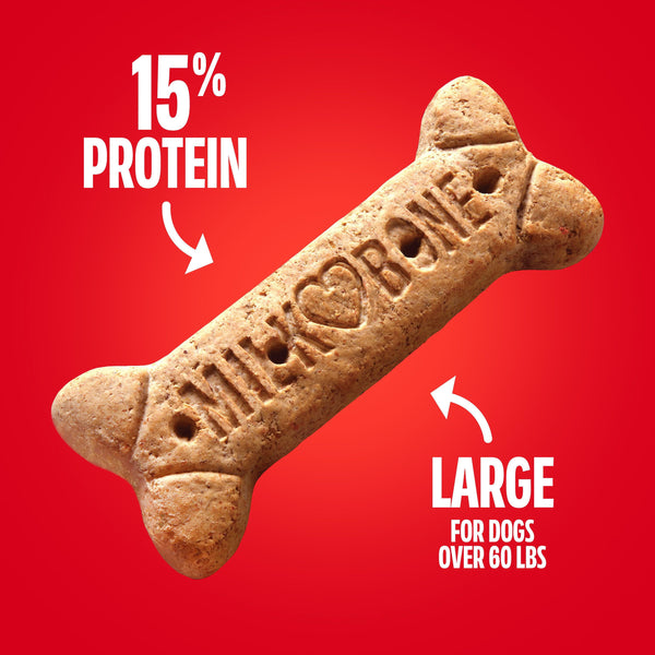 Milk-Bone Original Flavor Large Crunchy Dog Biscuits, 15 lbs.