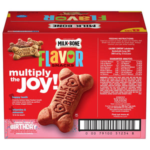 Milk-Bone Flavor Snacks Variety Pack Small Crunchy Dog Biscuits, 8 lbs.