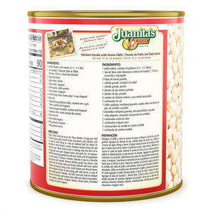 Juanita's Foods Mexican Style Canned Hominy 110 oz.