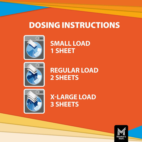 Member's Mark Fabric Softener Dryer Sheets, Fresh Scent, 480 ct.