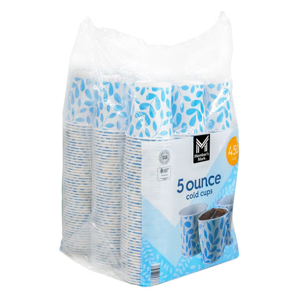 Member's Mark Printed Paper Bath Cold Cup 5 oz., 450 ct.