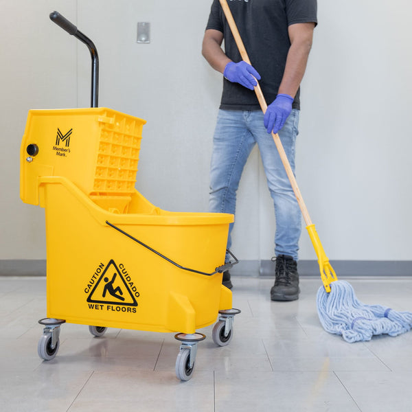 Member's Mark Commercial Mop Bucket with Wringer, 36 qt.
