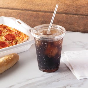 Hefty Jumbo Translucent Unwrapped Plastic Straws, 7.75