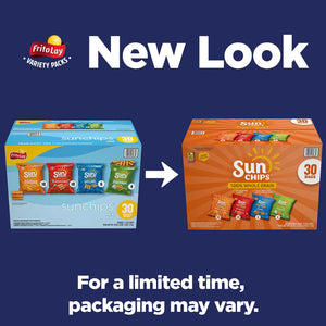 SunChips Whole Grain Variety Pack Chips, 30 pk.