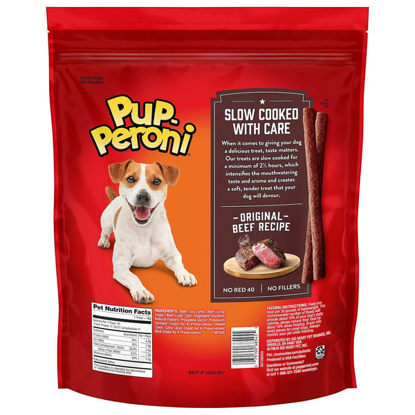 Pup-Peroni Dog Snacks, Original Beef Flavor, 46 oz.