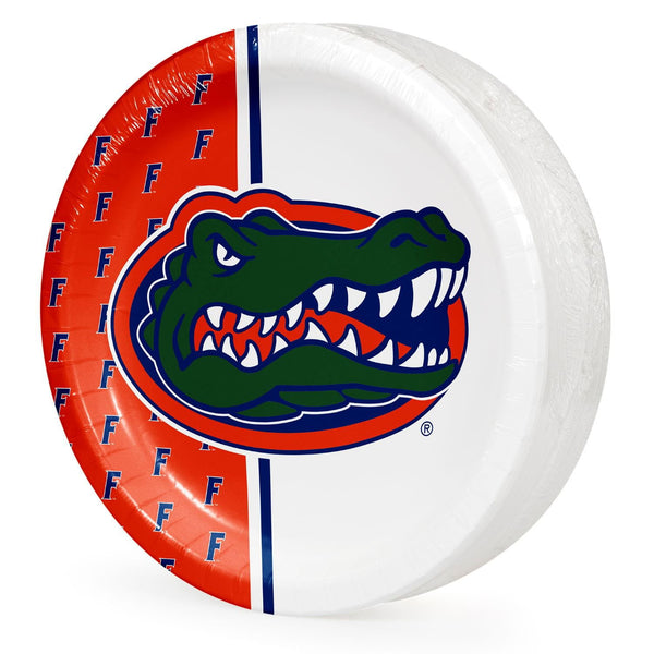 Florida Gators NCAA Round Paper Plates, 10