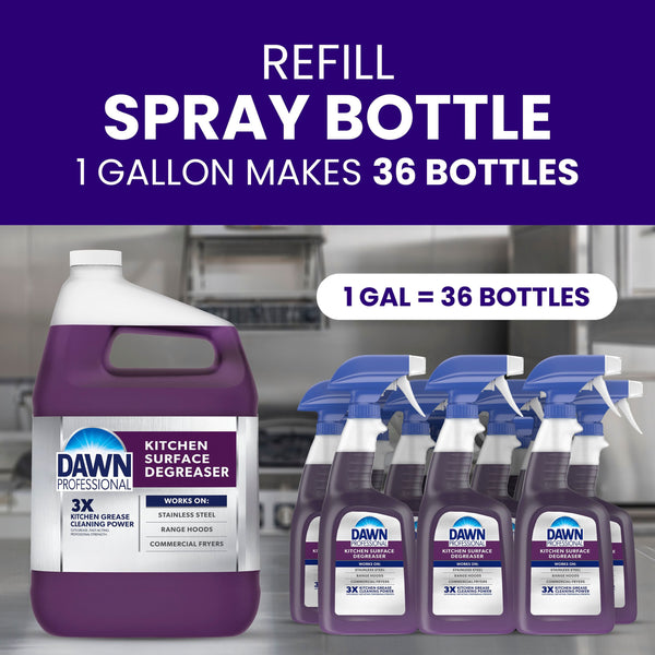 Dawn Professional Kitchen Surface Degreaser Spray 32 fl. oz., 6 ct.