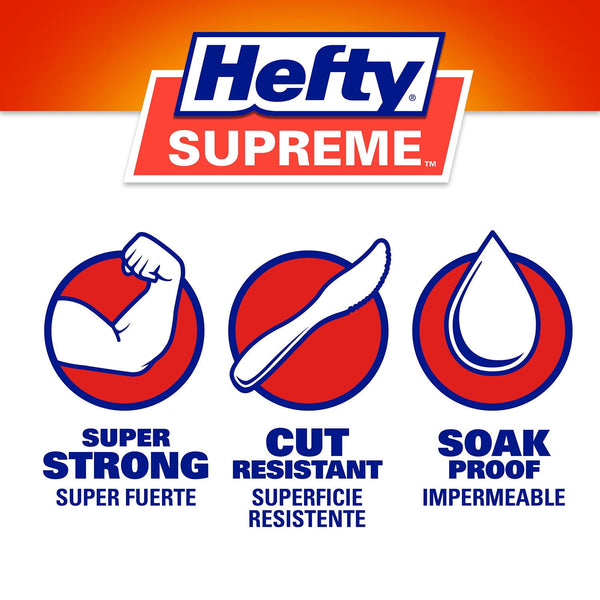 Hefty Supreme Foam Oval Platters, 12.5" x 10