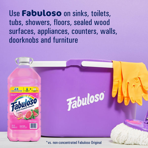 Fabuloso 2X Concentrated Multi-Purpose Cleaner, Watermelon 210 fl. oz.