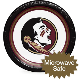 Florida State Seminoles NCAA Round Paper Plates, 10