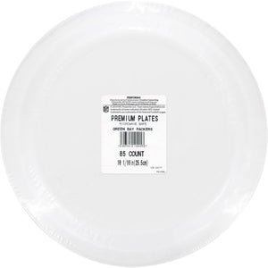 Green Bay Packers NFL Round Paper Plates, 10