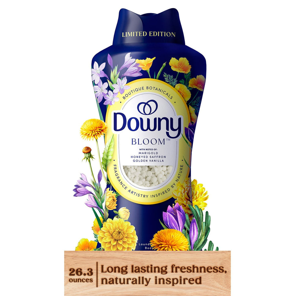 Downy Boutique Botanicals Limited Edition, In-Wash Scent Booster Beads, Bloom, 26.3 oz.