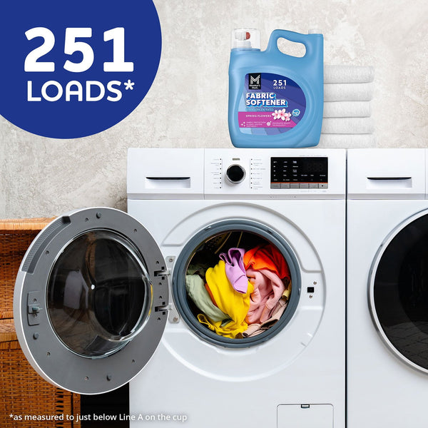 Member's Mark Liquid Fabric Softener, Spring Flowers, 251 loads, 170 fl. oz.