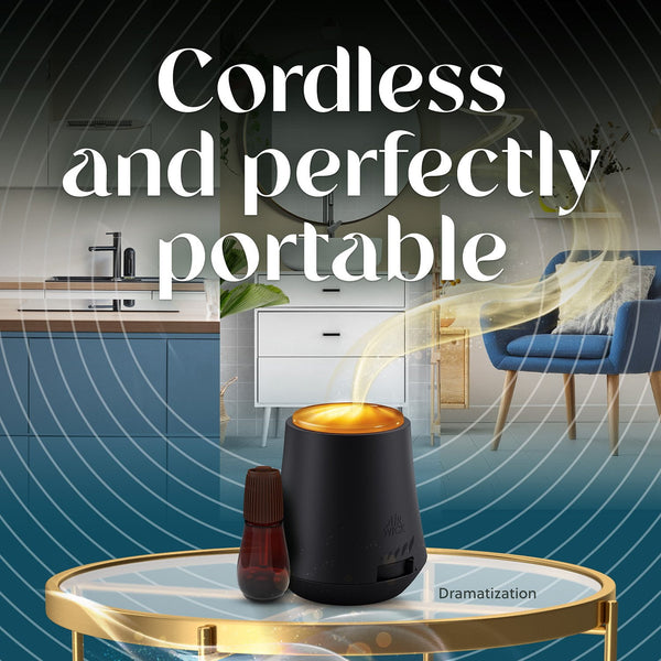 Air Wick Essential Mist Cordless Oil Diffuser, Fragrance Variety Pack, 1 Diffuser + 3 Refills