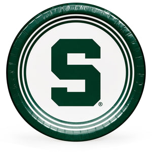 Michigan State Spartans NCAA Round Paper Plates, 10