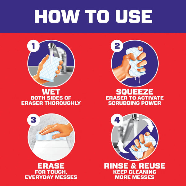 Mr. Clean Magic Eraser Whole Home Extra Durable Cleaning Sponges, 18ct.