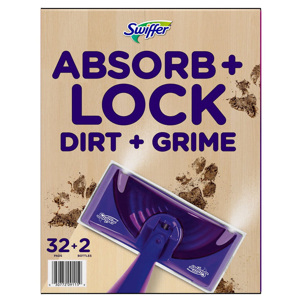 Swiffer WetJet Refill Pack, Lavender, 32  Pads + 2 Refills