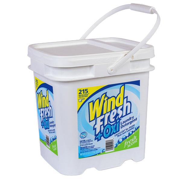 Windfresh+Oxi Powder Laundry Detergent, Fresh Scent, 215 loads, 560 oz.