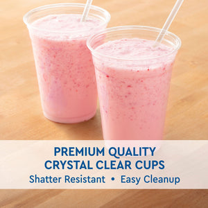 Member's Mark Clear Plastic Cups 16 oz., 132 ct.