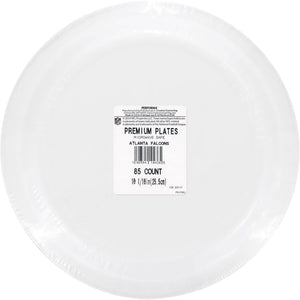 Atlanta Falcons NFL Round Paper Plates, 10