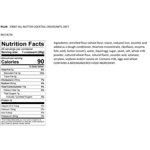 Member's Mark Cocktail Croissants, Bulk Wholesale Case, 260 ct.