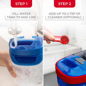 O-Cedar H2prO Flat Mop System + 2 Mop Head Replacements