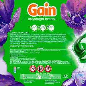 Gain Flings 4 in 1 Laundry Detergent Pacs, Moonlight Breeze, 152 ct.