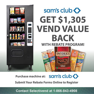 Selectivend SV3000 23-Selection Snack Vending Machine