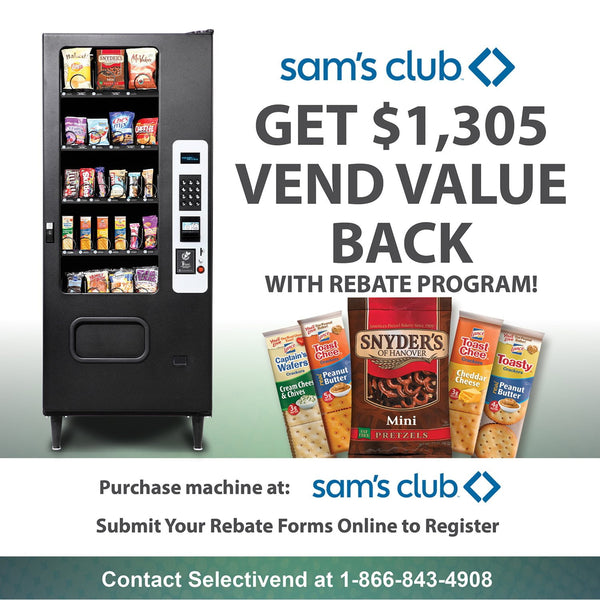 Selectivend SV3000 23-Selection Snack Vending Machine