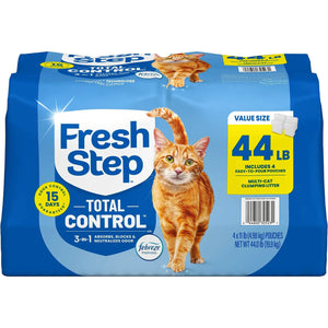 Fresh Step Total Control Scented Clumping Litter with Febreze, 44 lbs.