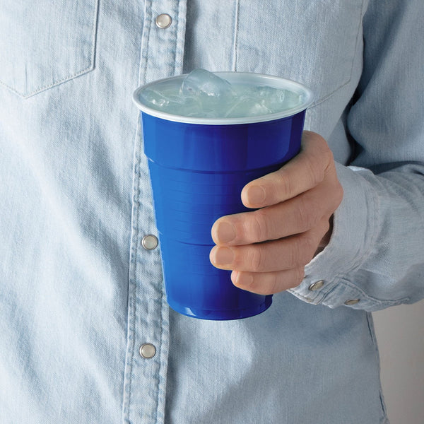 Member's Mark Heavy-Duty Blue Plastic Cups 18 oz., 240 ct.